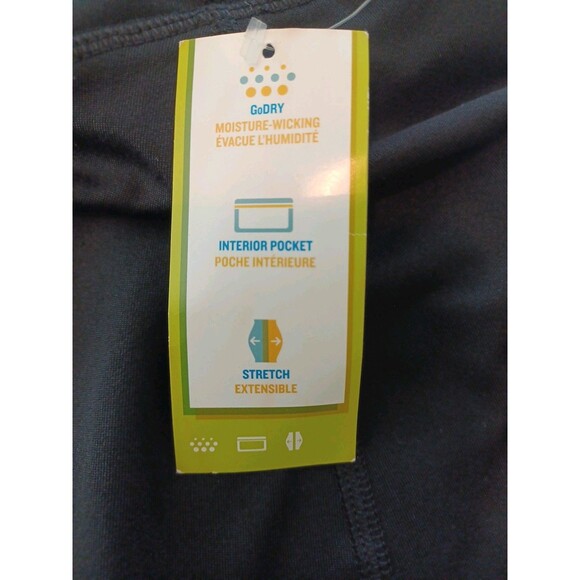 Old Navy NWT compression skirt legging 1-piece combo women L black active sport - Picture 5 of 11